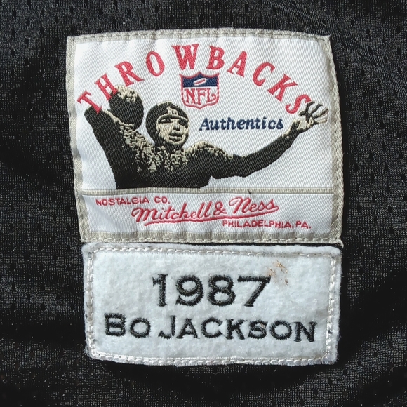 1987 Bo Jackson Las Vegas Raiders Jersey - Picture 6 of 8
